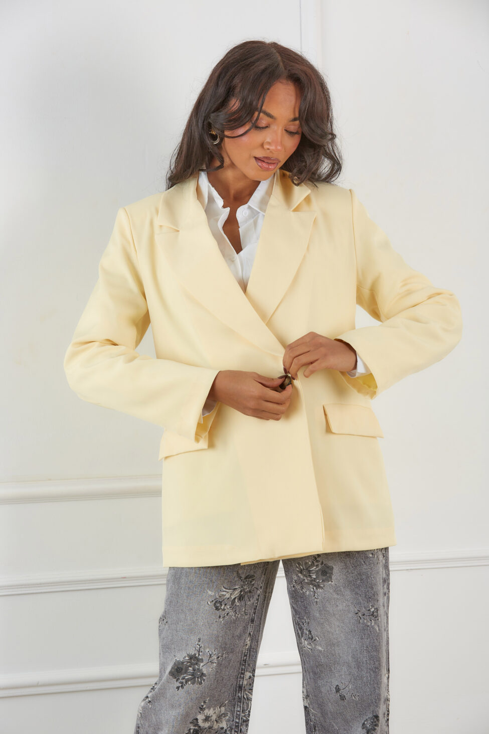 Bubble σακάκι κίτρινο - Image 2