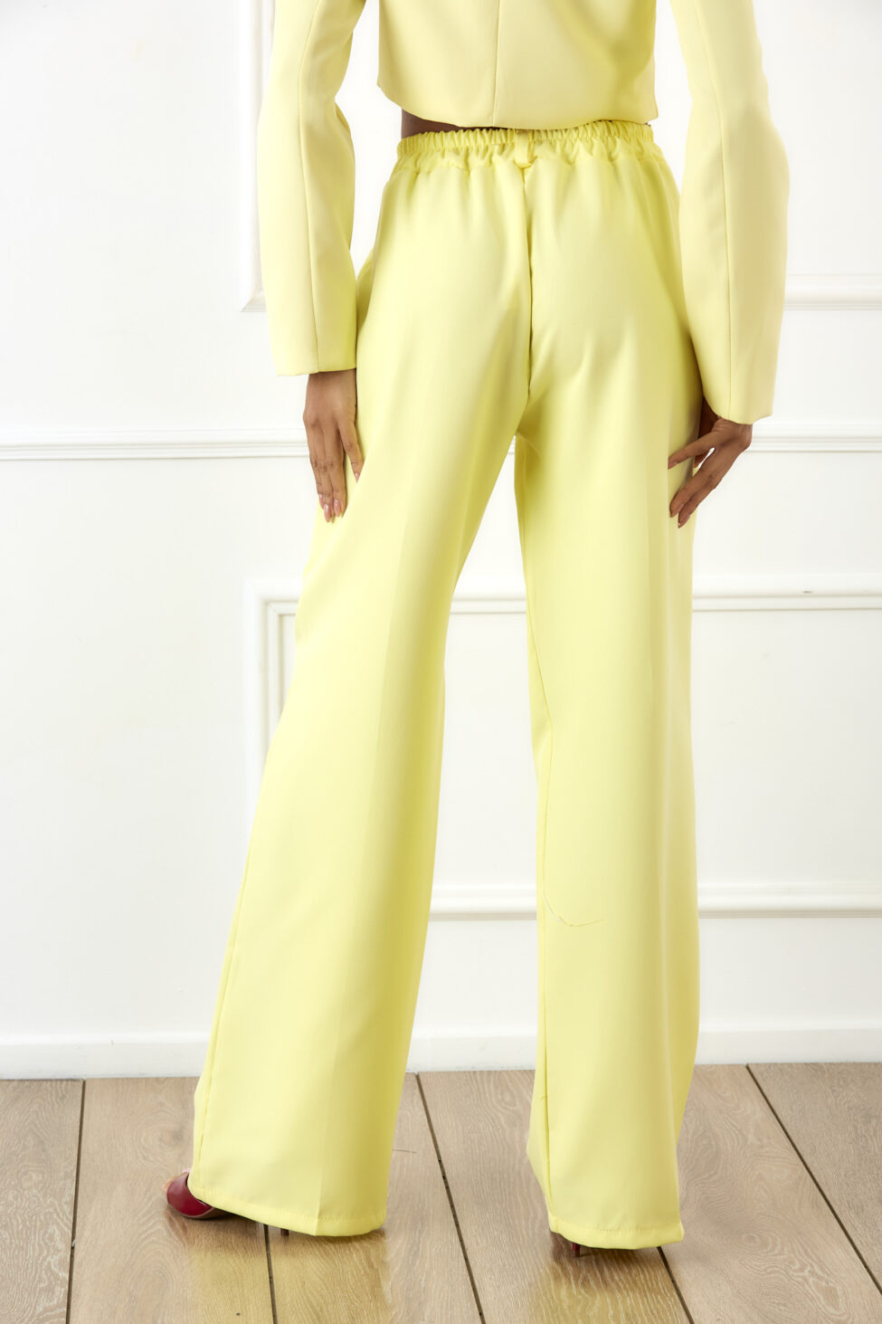 Carry ψηλόμεσο παντελόνι κίτρινο - Image 3