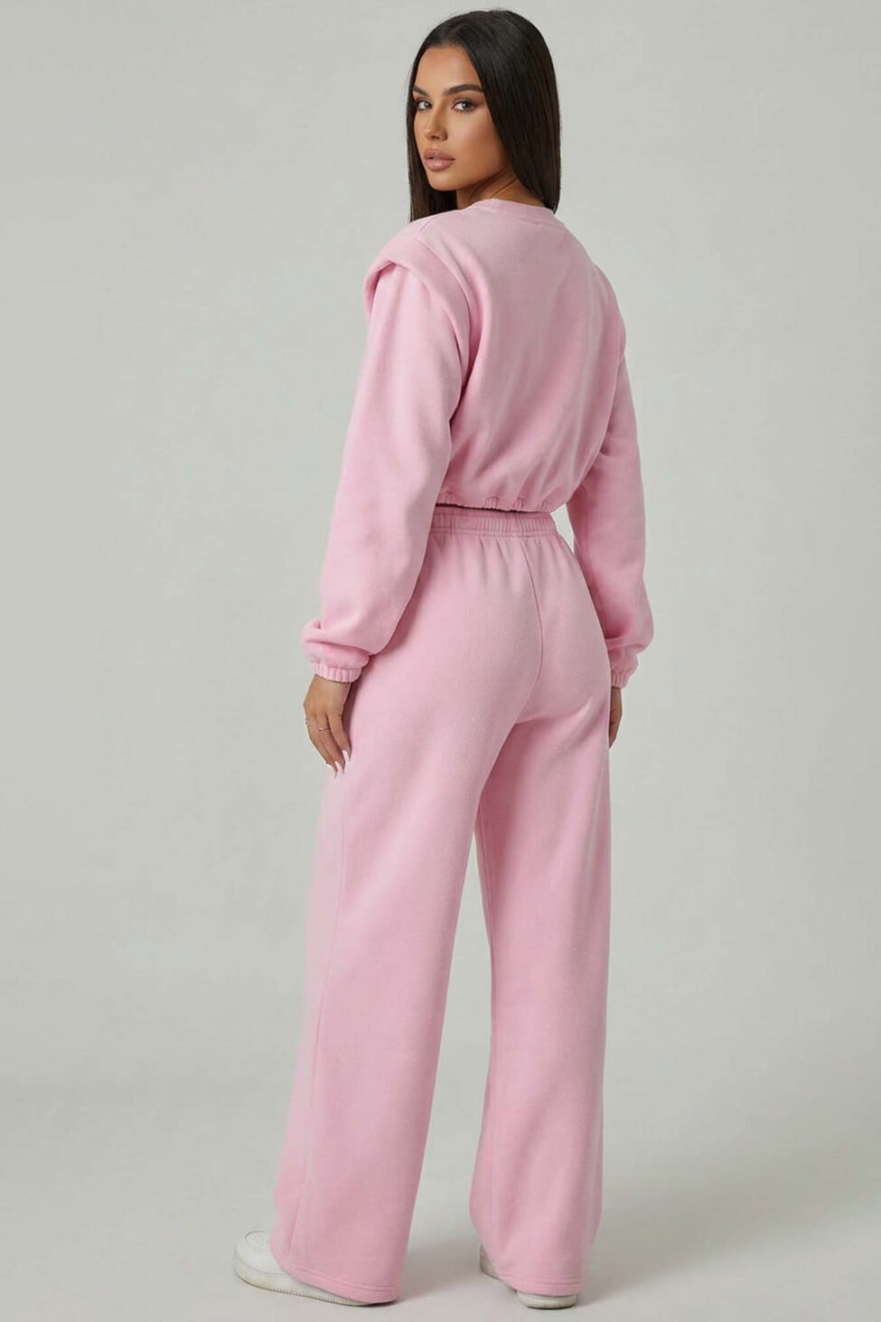 Cheesy σετ φούτερ παντελόνι ροζ - Image 2