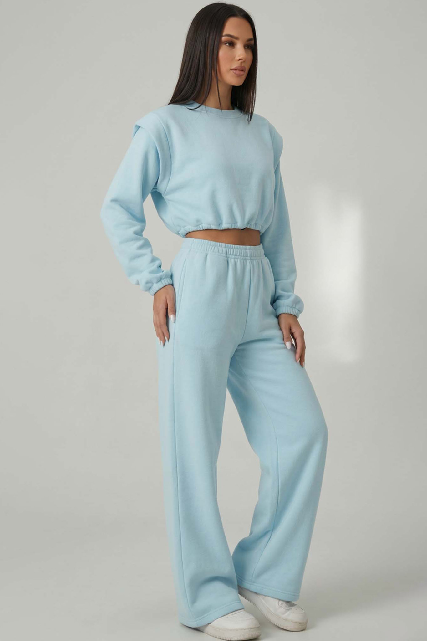 Cheesy σετ φούτερ παντελόνι σιελ Cheesy σετ φούτερ παντελόνι σιελ - Image 1