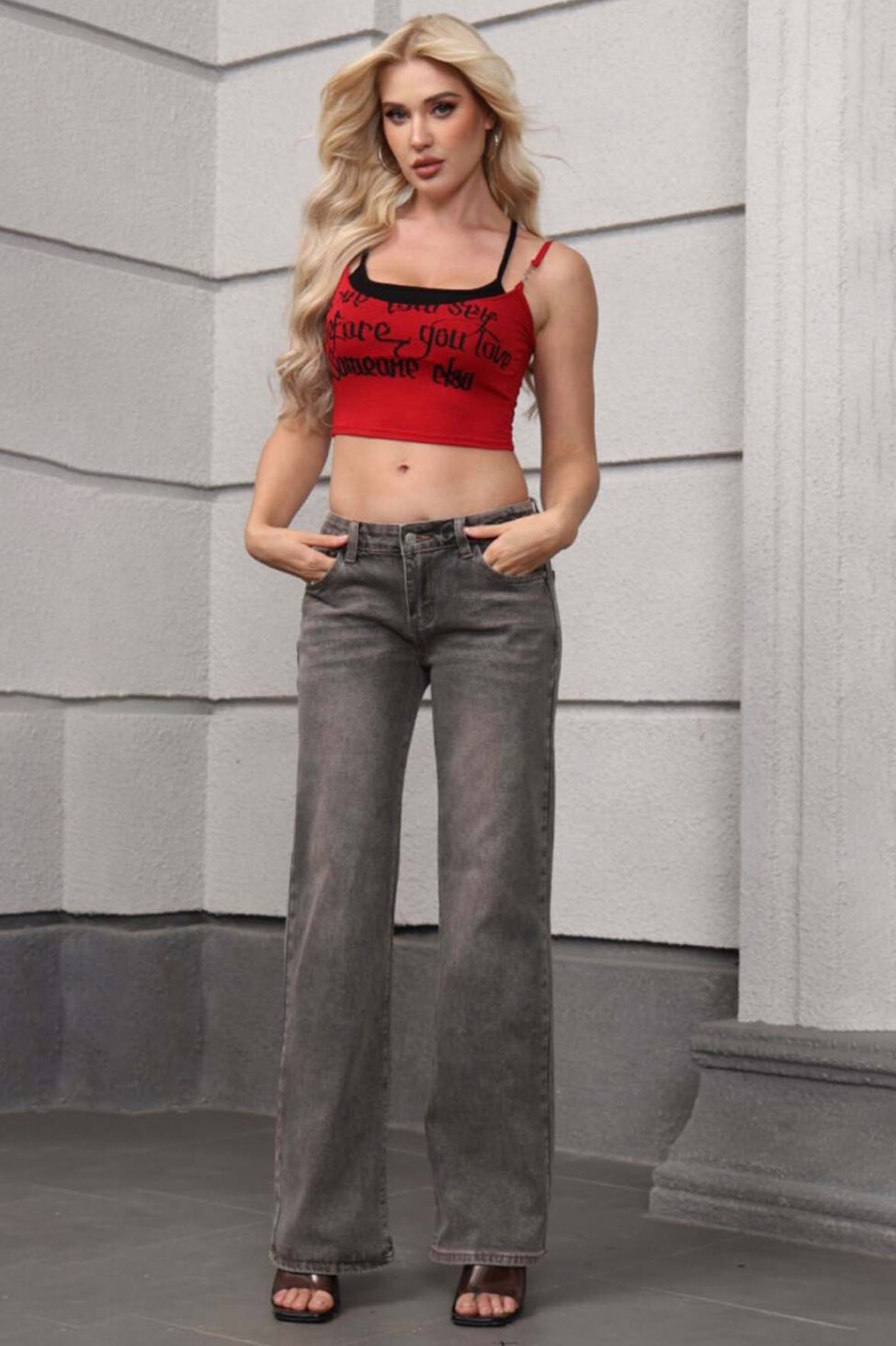 Chicco τζιν παντελόνι γκρι - Image 3