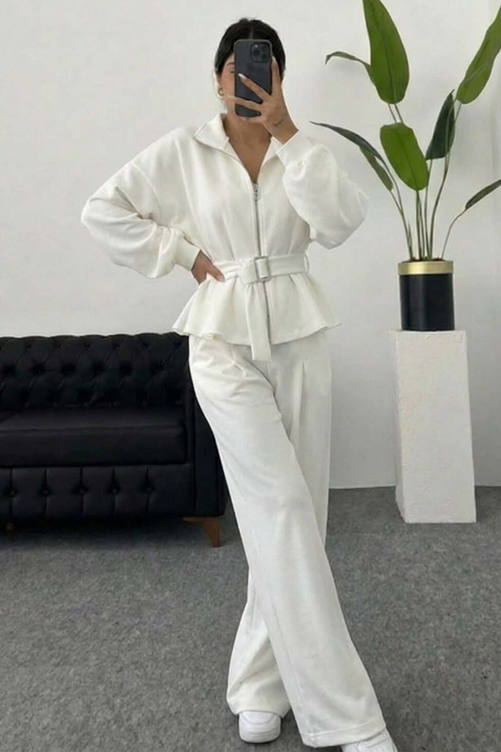 Chrysanthe Σετ Φόρμας λευκό - Image 2