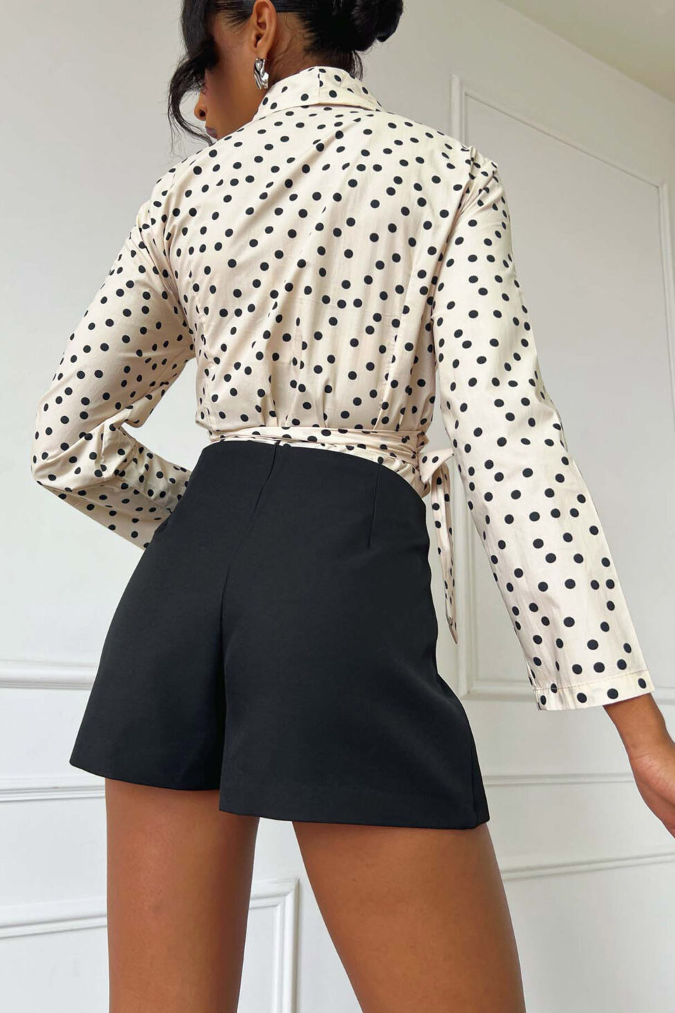 Coralie φούστα-σορτς μαύρο - Image 2