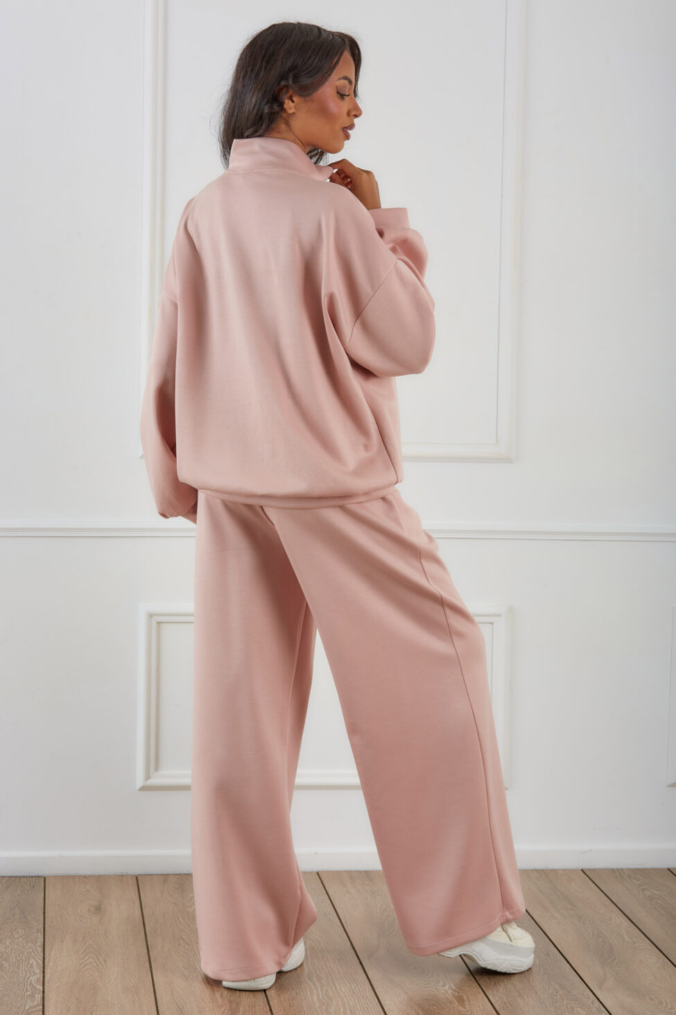 Cosetta σετ φόρμα φούτερ με παντελόνι ροζ - Image 3