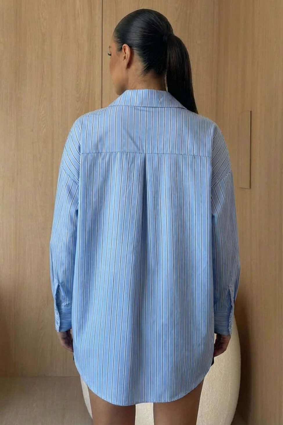 Creation πουκάμισο με ρίγες μπλε - Image 2