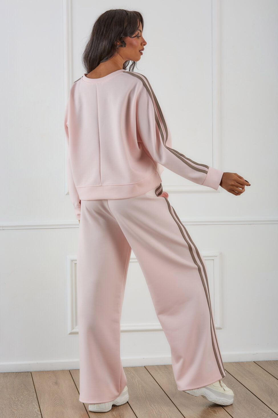 Cruelty σετ φόρμα φούτερ με παντελόνι ροζ - Image 4