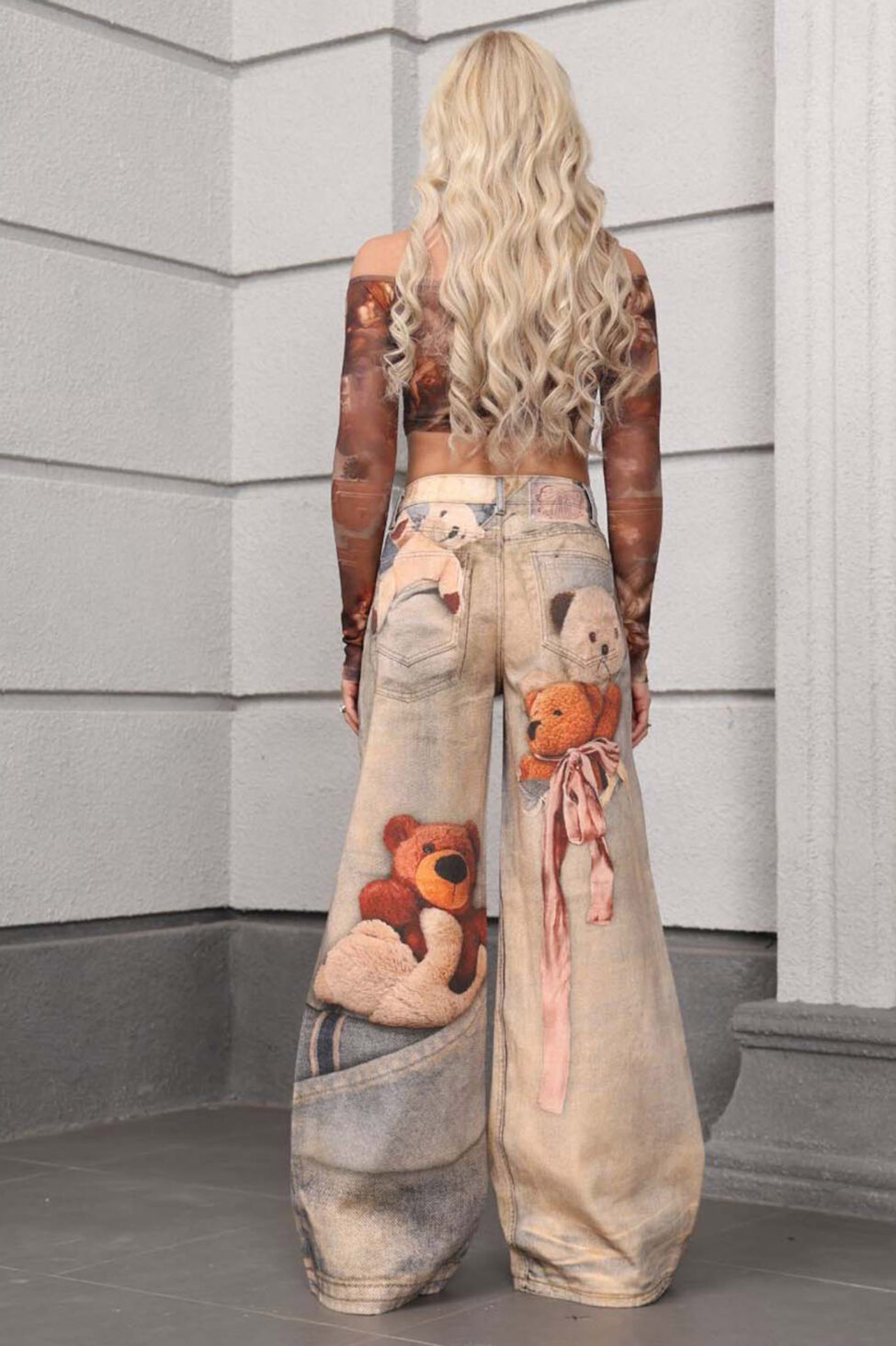 Cuddle τζιν παντελόνι γκρι - Image 3