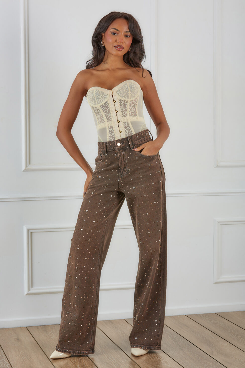 Delmar κορσές μπεζ - Image 6