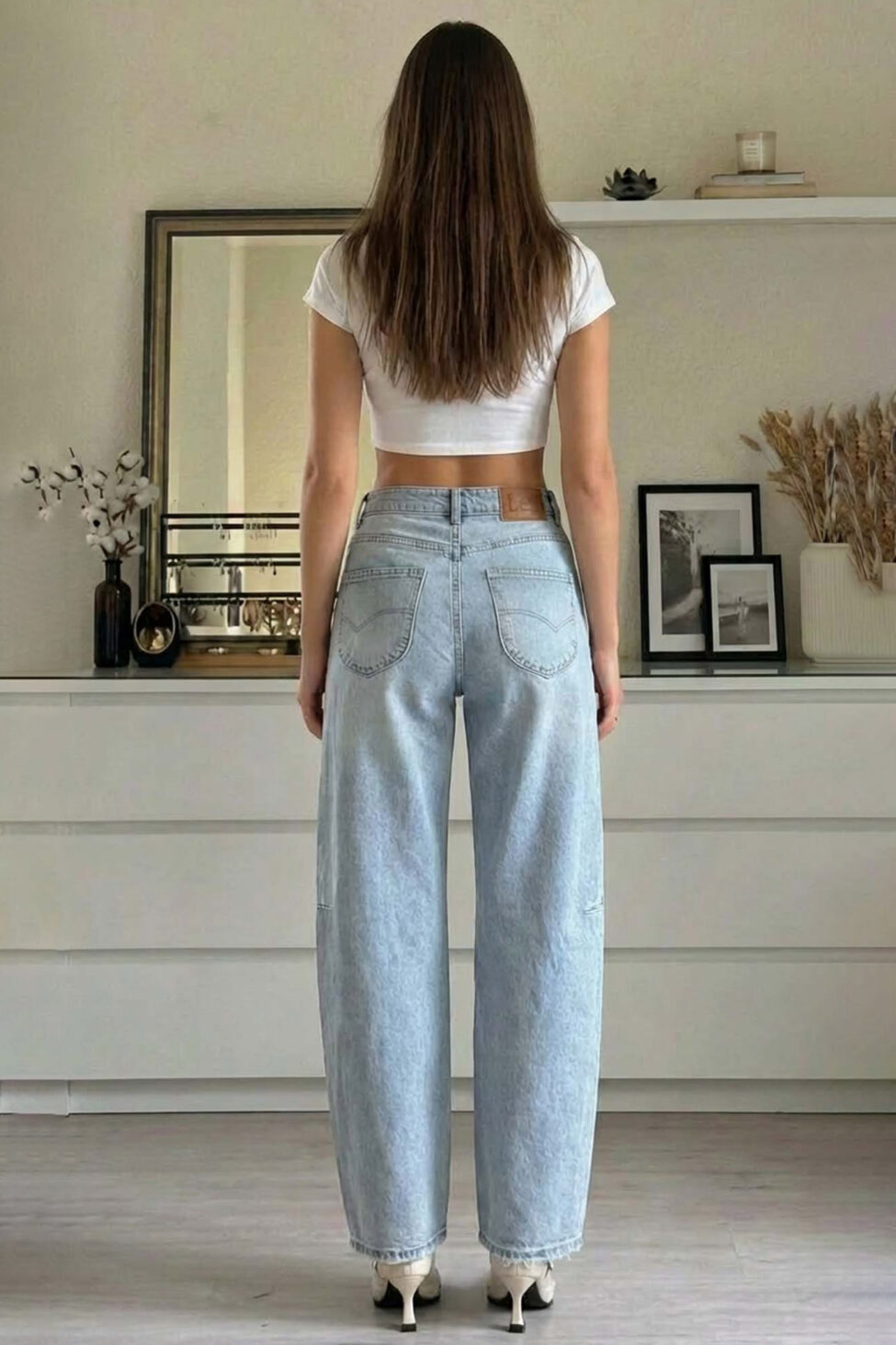 Farrell τζιν παντελόνι με Ζώνη-Μαντήλι μπλε - Image 2