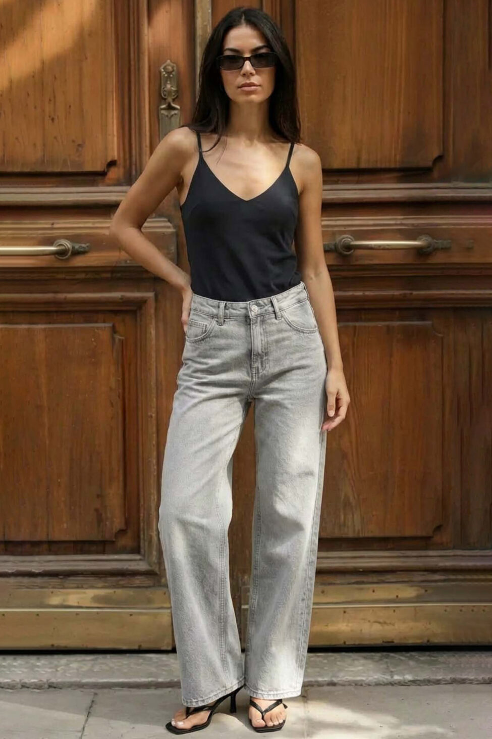 Faye τζιν παντελόνι γκρι - Image 2