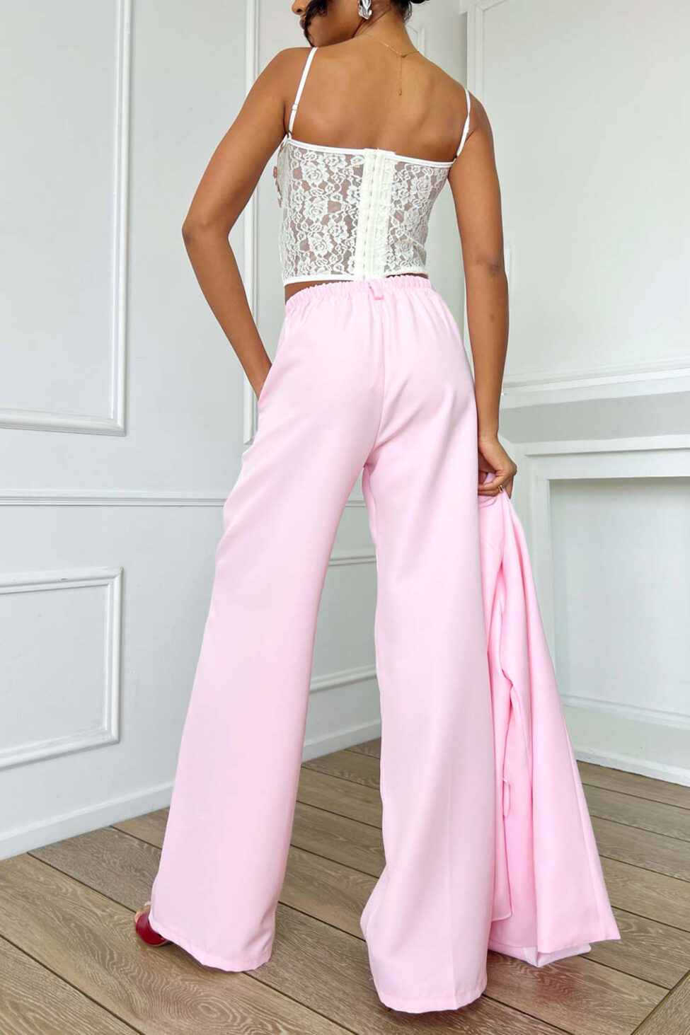 Florale κορσές εκρού - Image 3