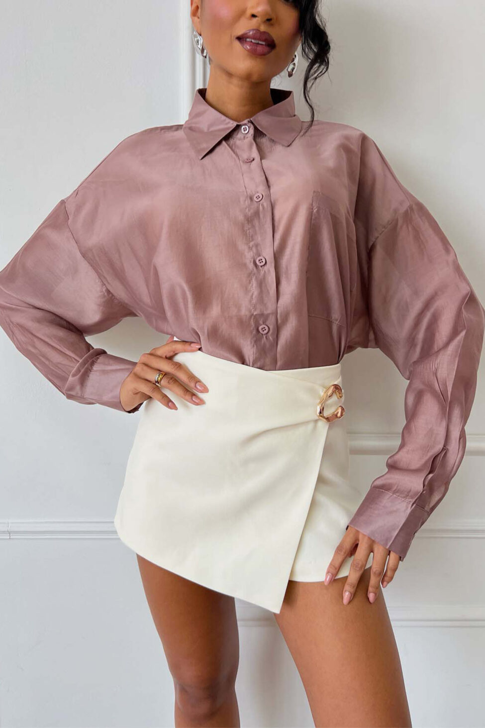 Frilly πουκάμισο σάπιο μήλο - Image 2