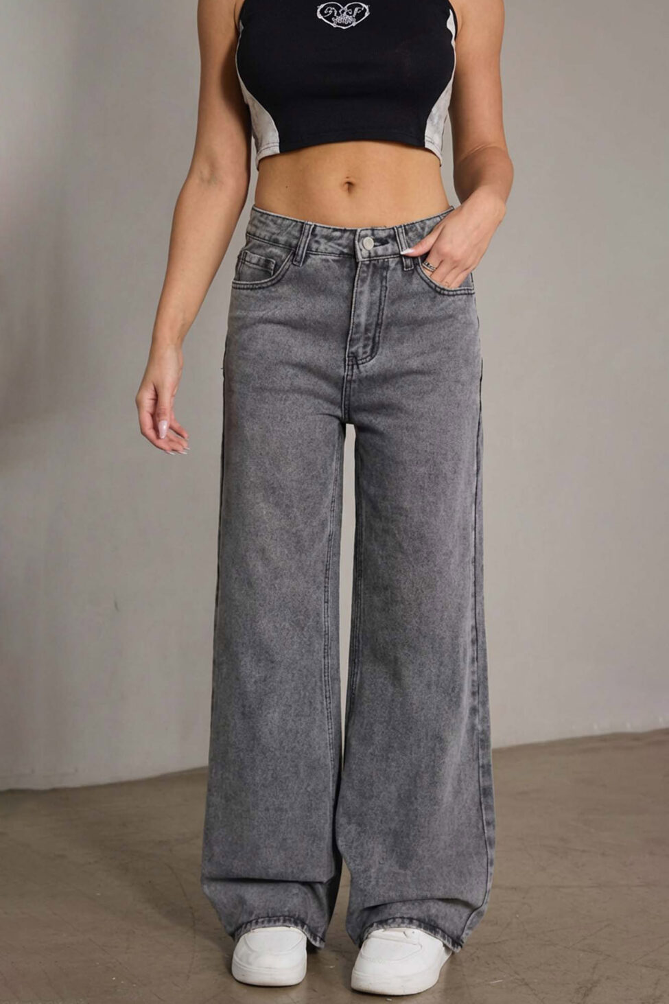 Huerta τζιν παντελόνι γκρι - Image 2