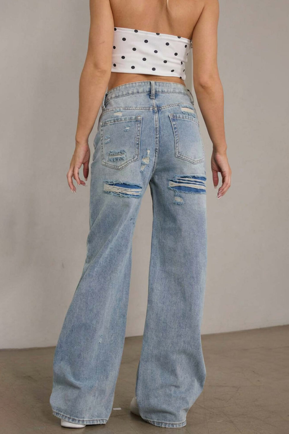 Huerta τζιν παντελόνι μπλε - Image 2