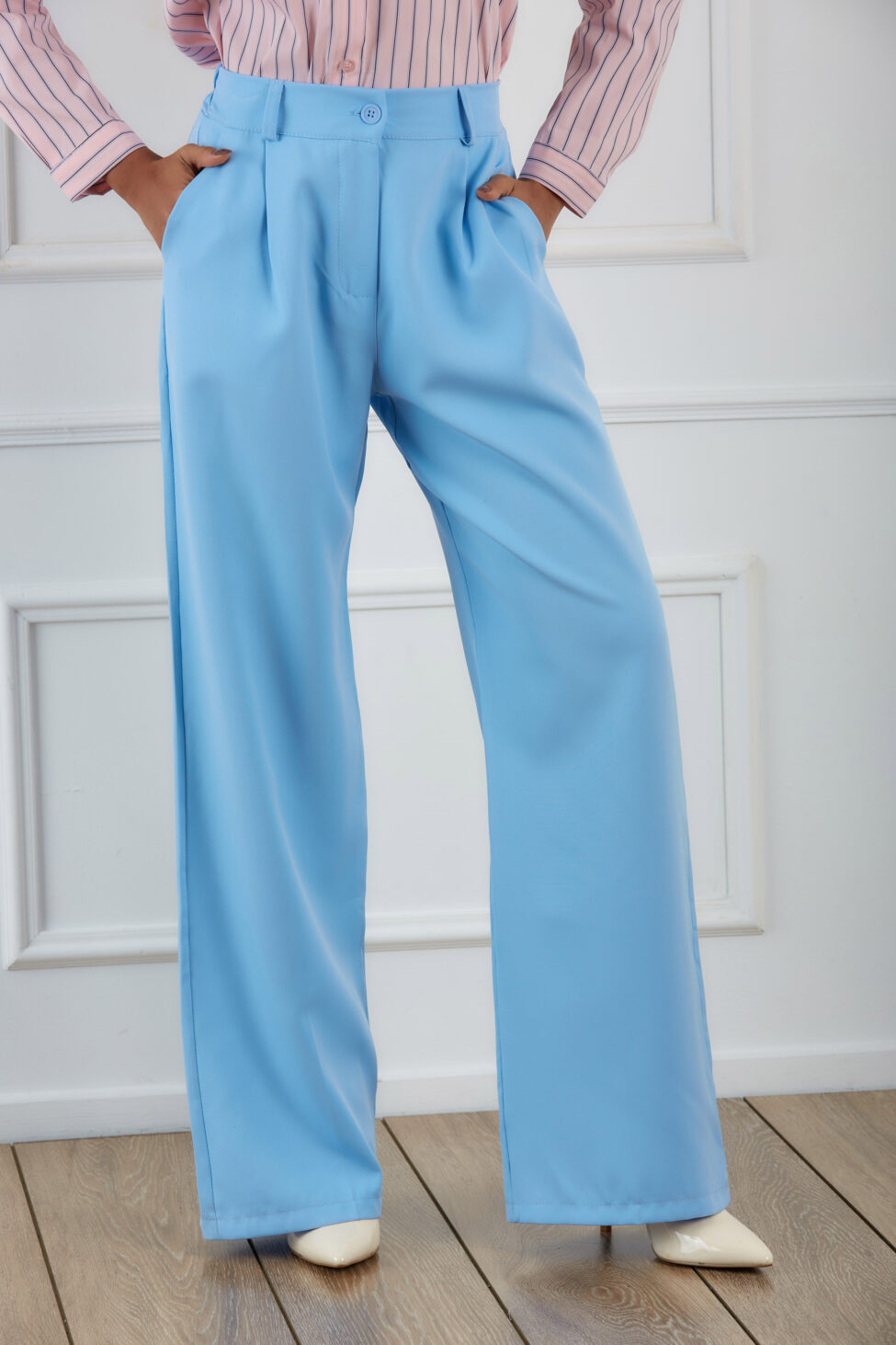 Lalita σετ σακάκι παντελόνι μπλε - Image 2