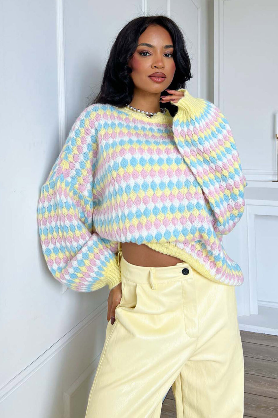 Linosa Πουλόβερ κίτρινο - Image 2