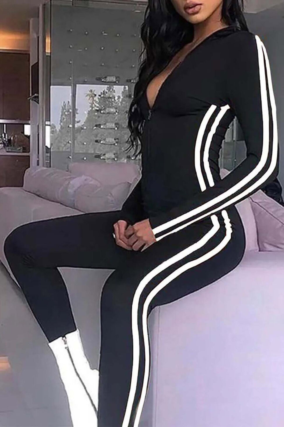 Lottus ολόσωμη φόρμα μαύρο - Image 3