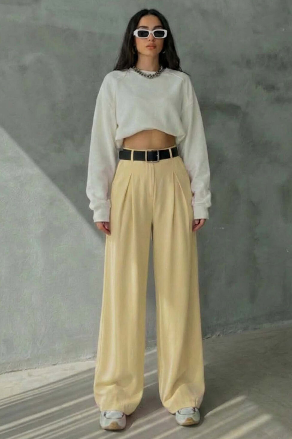 Macbeth υφασμάτινη παντελόνα κίτρινο - Image 2