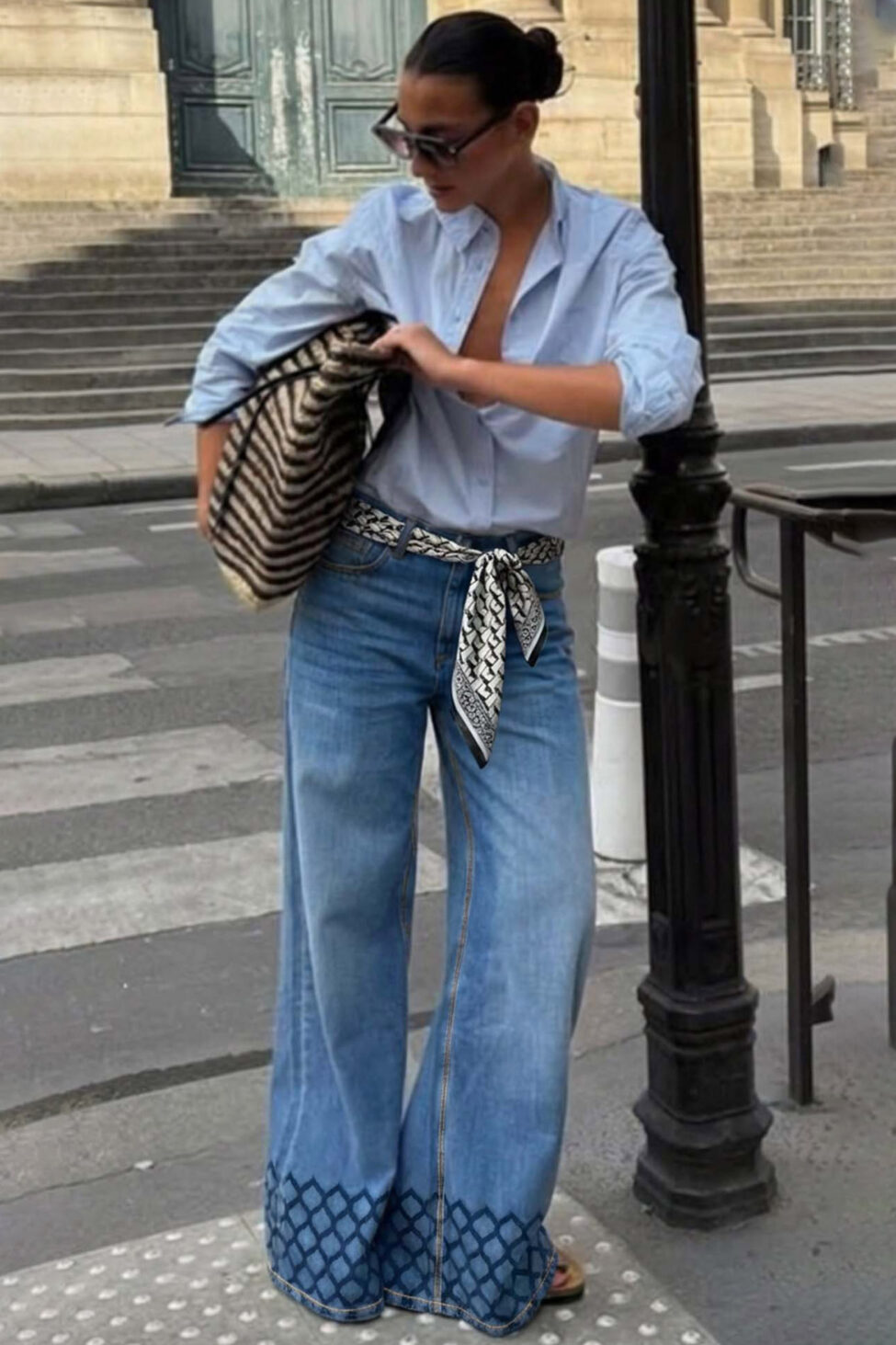 Meve Τζιν Παντελόνι μπλε - Image 3