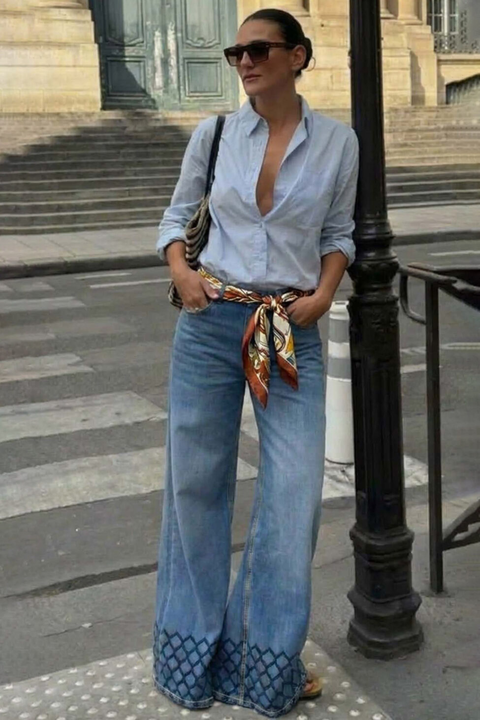 Meve Τζιν Παντελόνι μπλε - Image 4