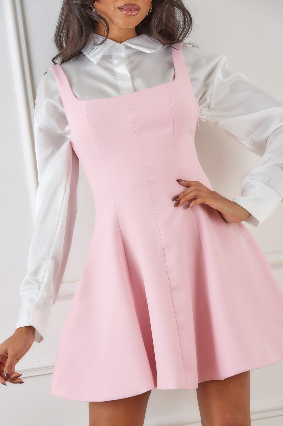 Misty μίνι φόρεμα ροζ - Image 2