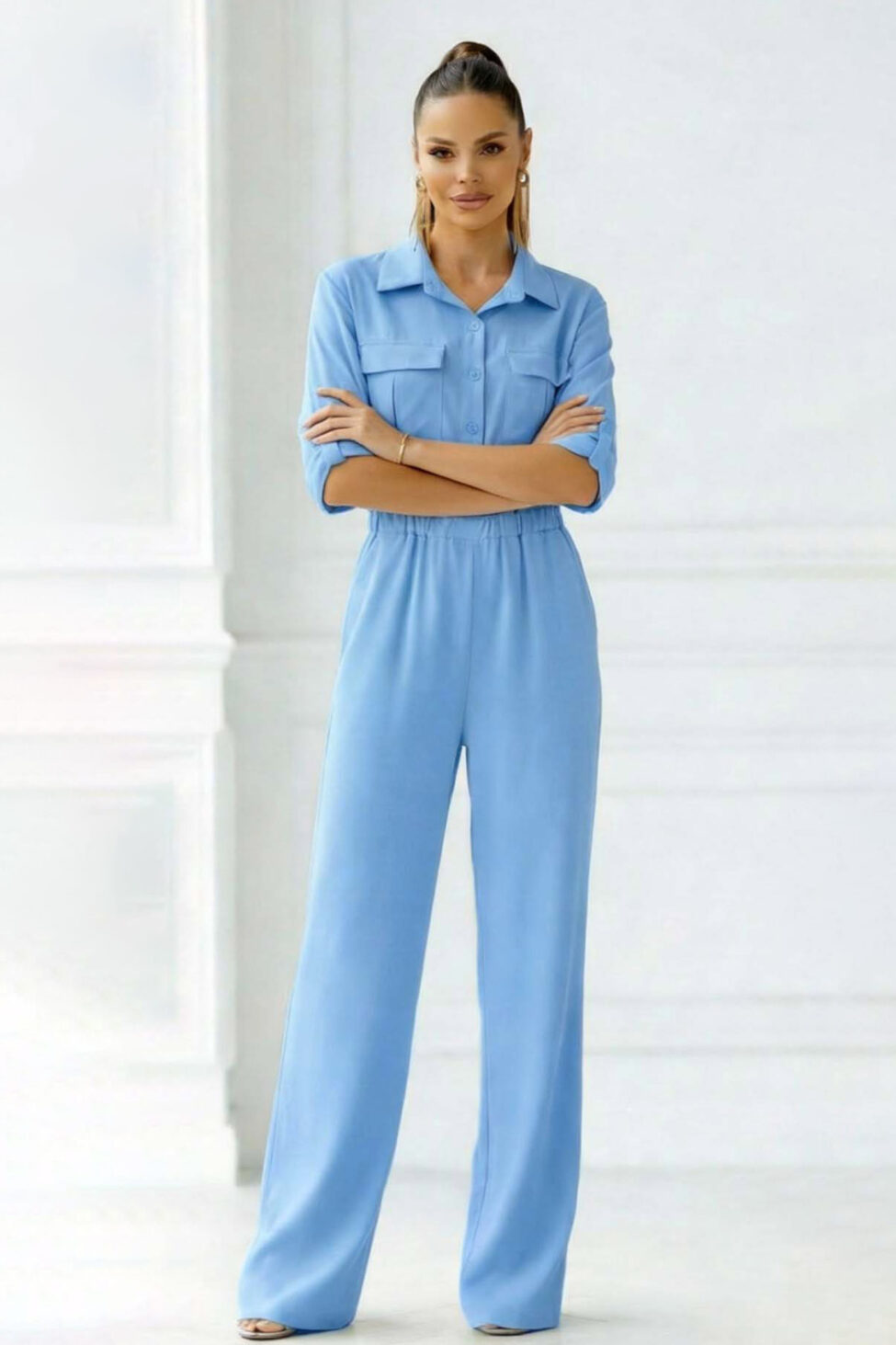 Paislee ολόσωμη φόρμα μπλε - Image 2