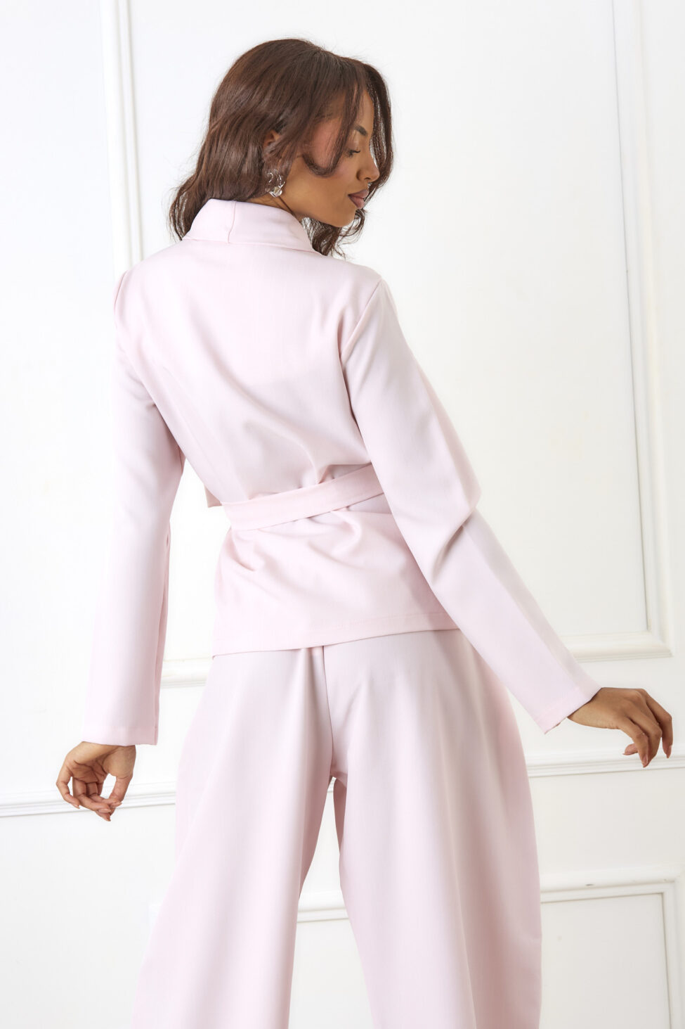 Powder μπλούζα με δέσιμο ροζ - Image 3