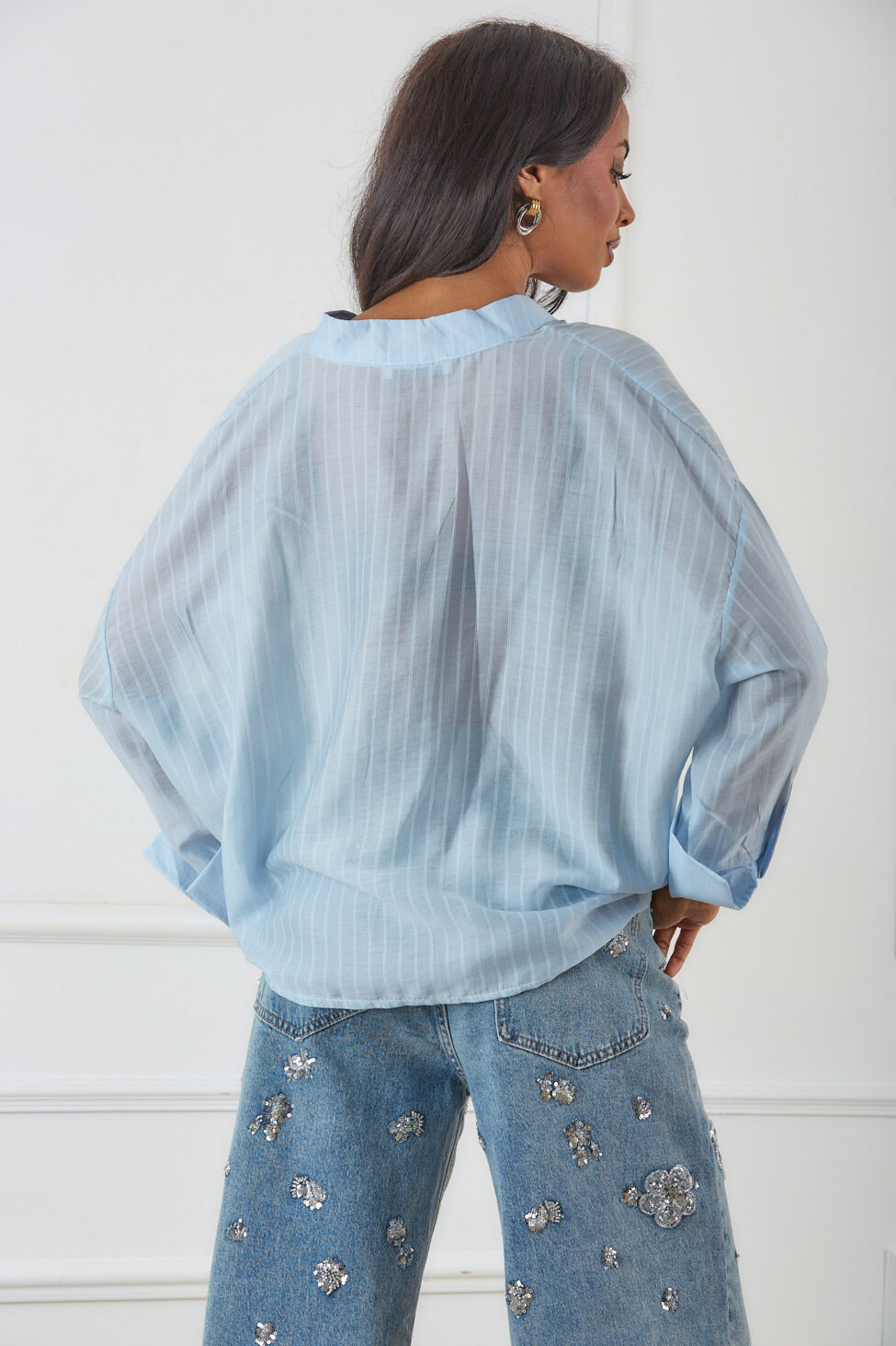Rosea πουκάμισο με ρίγες γαλάζιο - Image 4