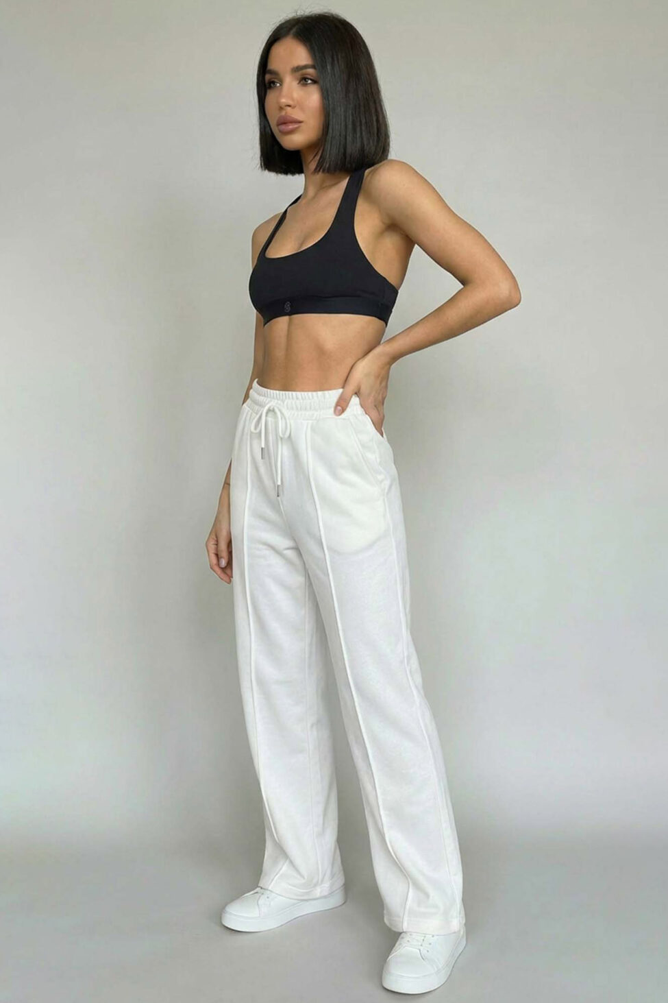 Security παντελόνι φόρμας φούτερ λευκό - Image 2