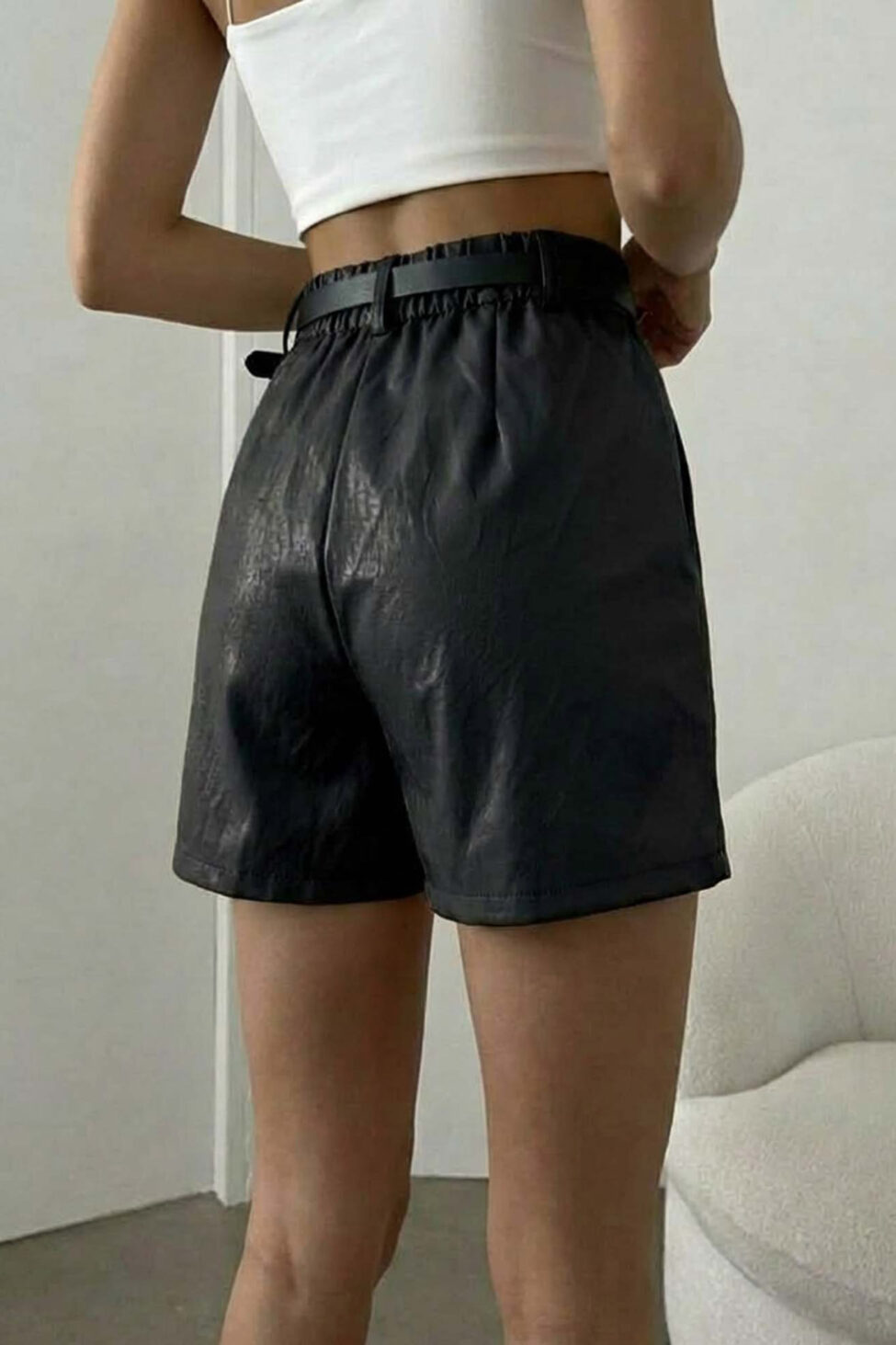 Terisa φούστα-σόρτς μαύρο - Image 2