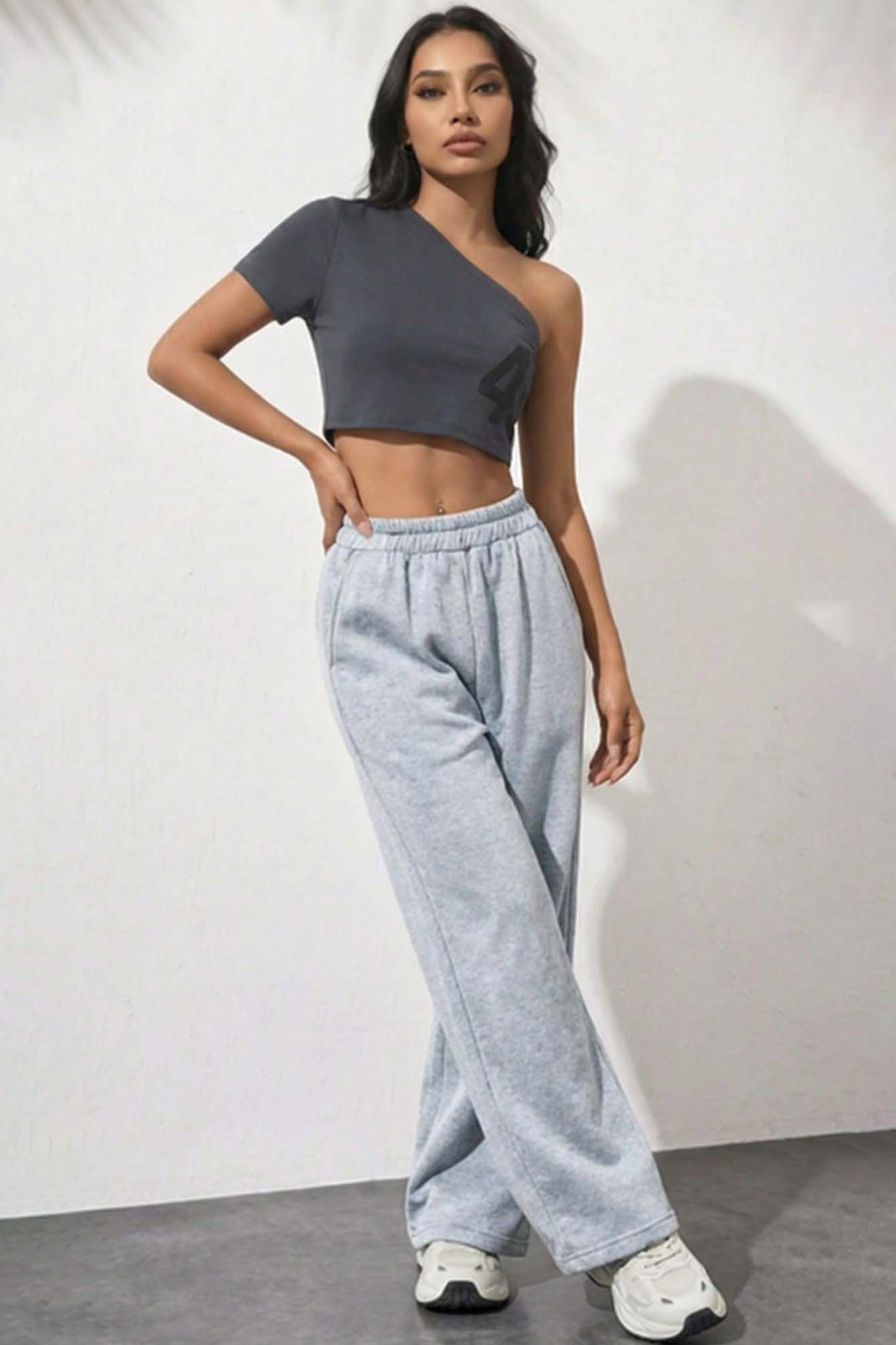 Zelda φούτερ φόρμα σε ίσια γραμμή γκρι Zelda φούτερ φόρμα σε ίσια γραμμή γκρι - Image 1