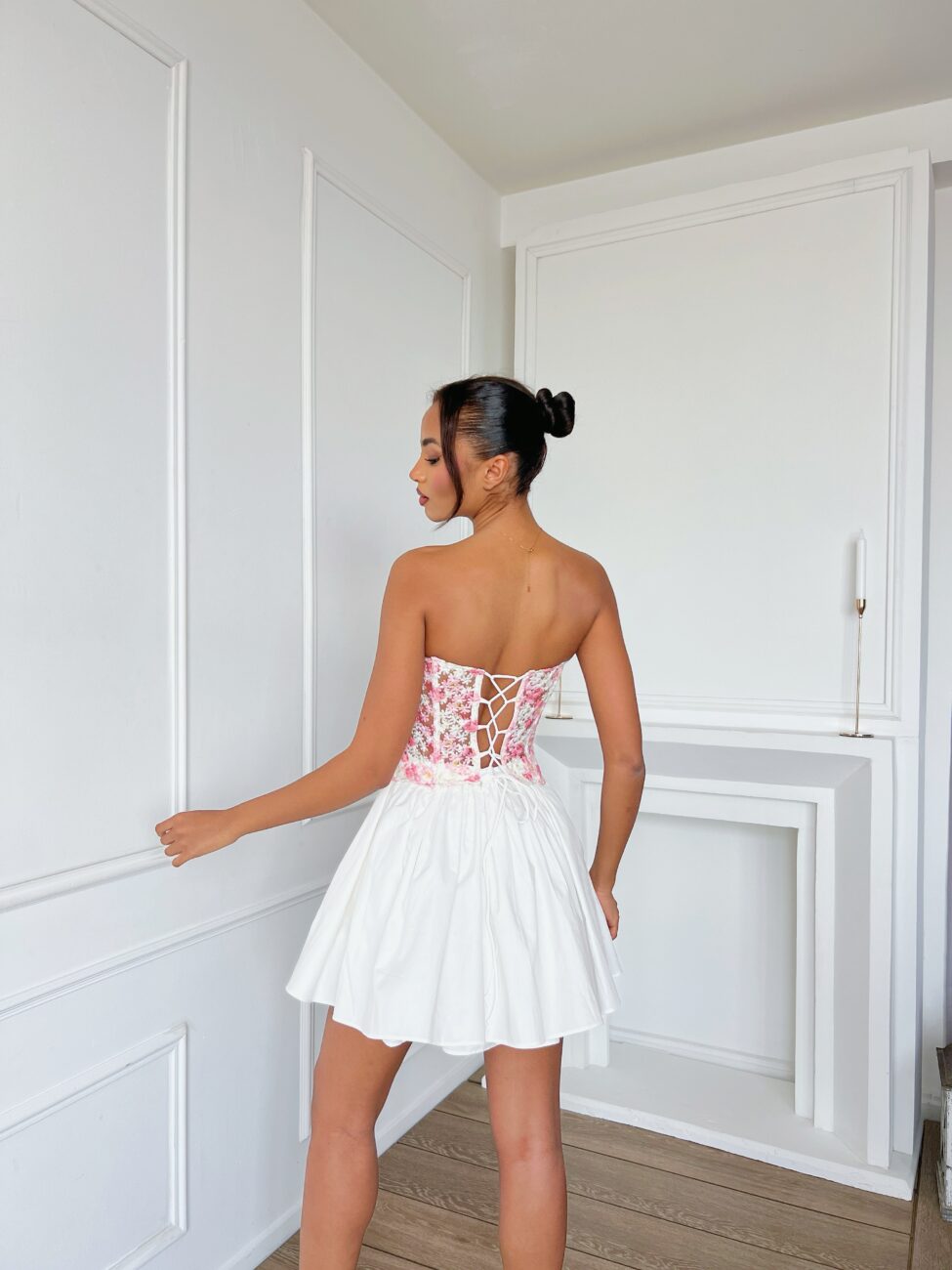 Adette φούστα λευκό - Image 3