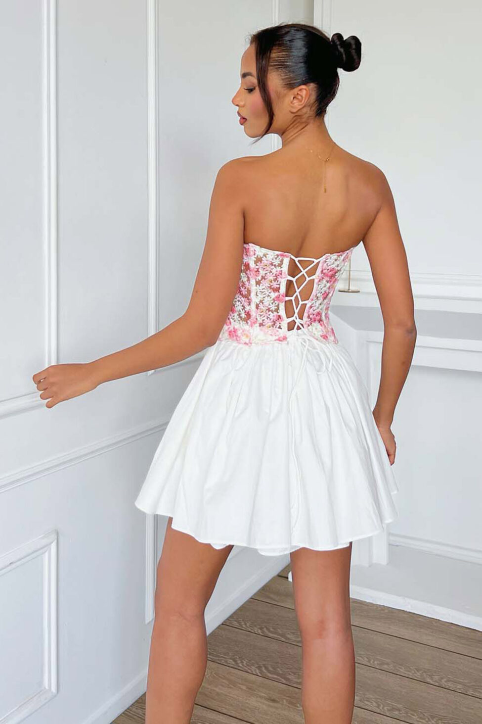 Adette φούστα λευκό - Image 2