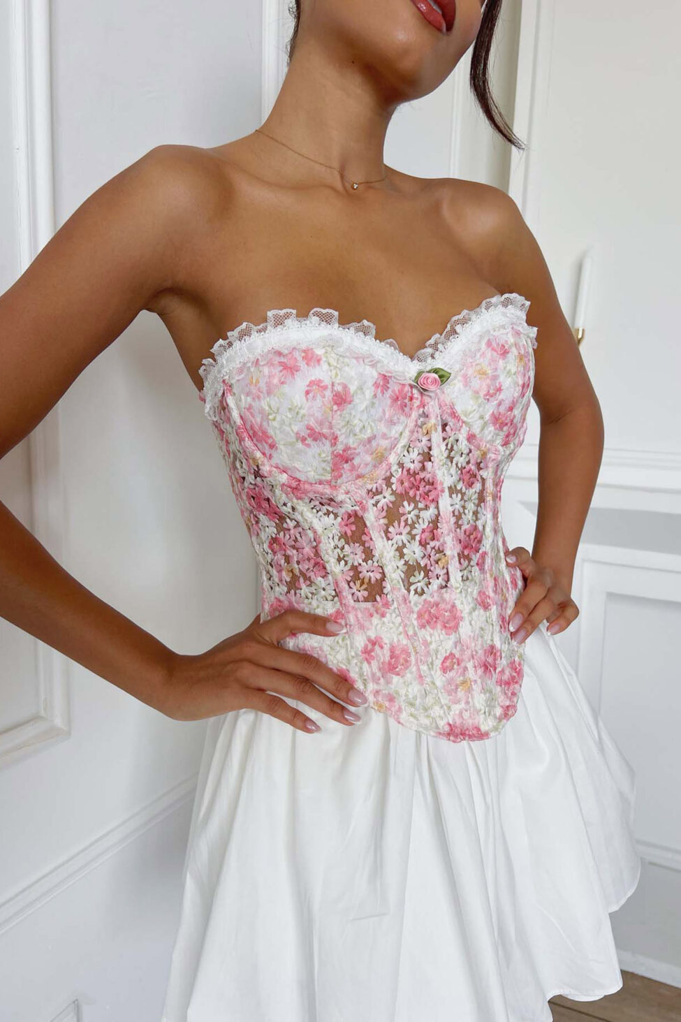 Adette φούστα λευκό - Image 4