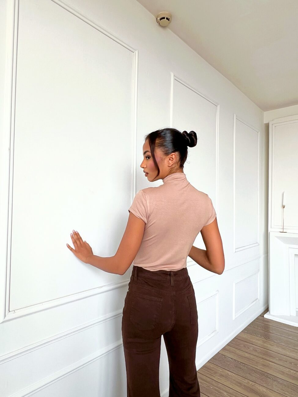 Agafia μπλούζα μπεζ - Image 3