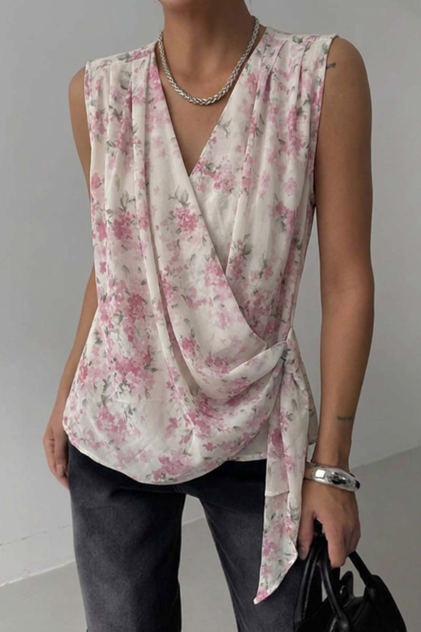 Avalon τοπ φλοράλ ροζ Avalon τοπ φλοράλ ροζ - Image 1