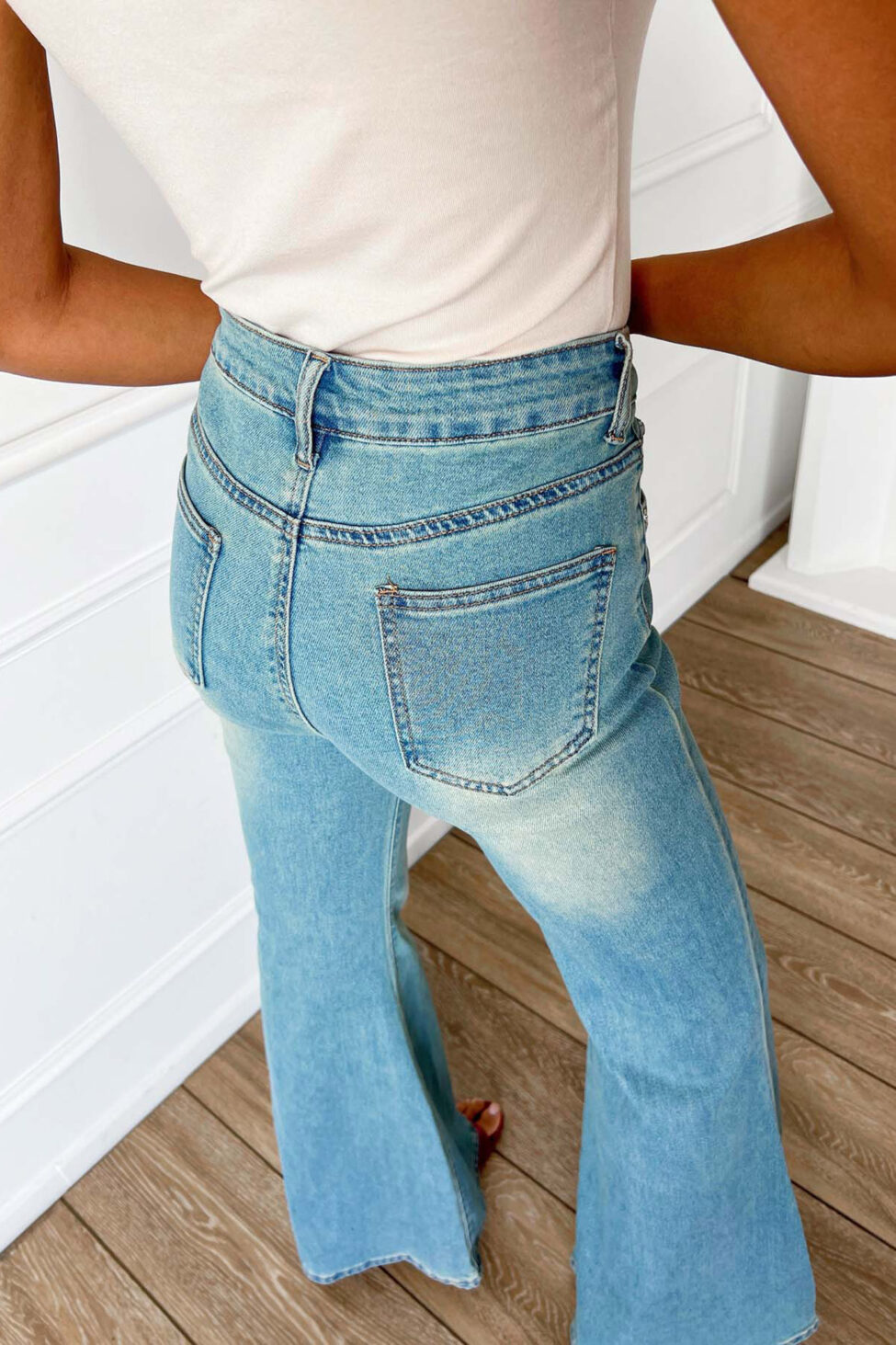 Bolter τζιν παντελόνι καμπάνα light blue - Image 3