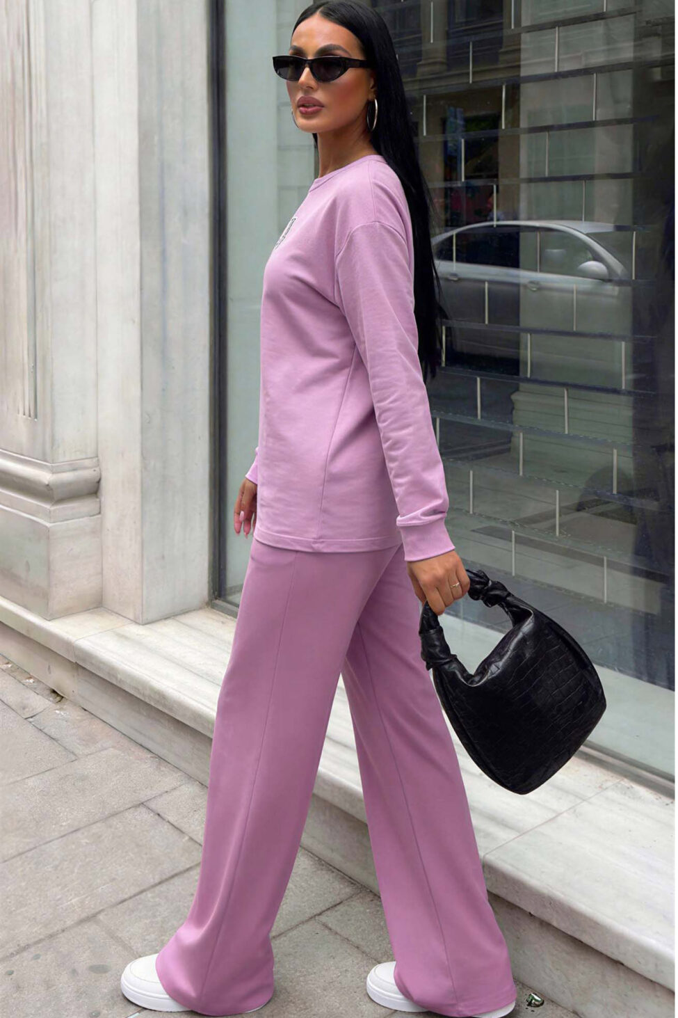 Cabin σετ φόρμας με λεπτομέρεια καρδιά λιλά - Image 2