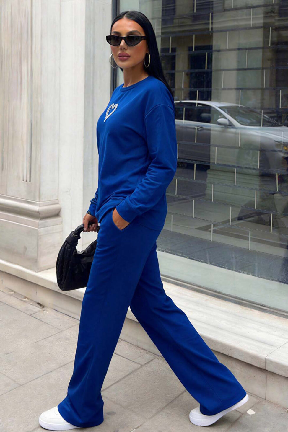 Cabin σετ φόρμας με λεπτομέρεια καρδιά μπλε ρουά - Image 2