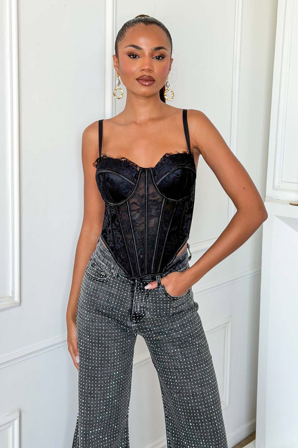 Cayo κορσές μαύρο - Image 4