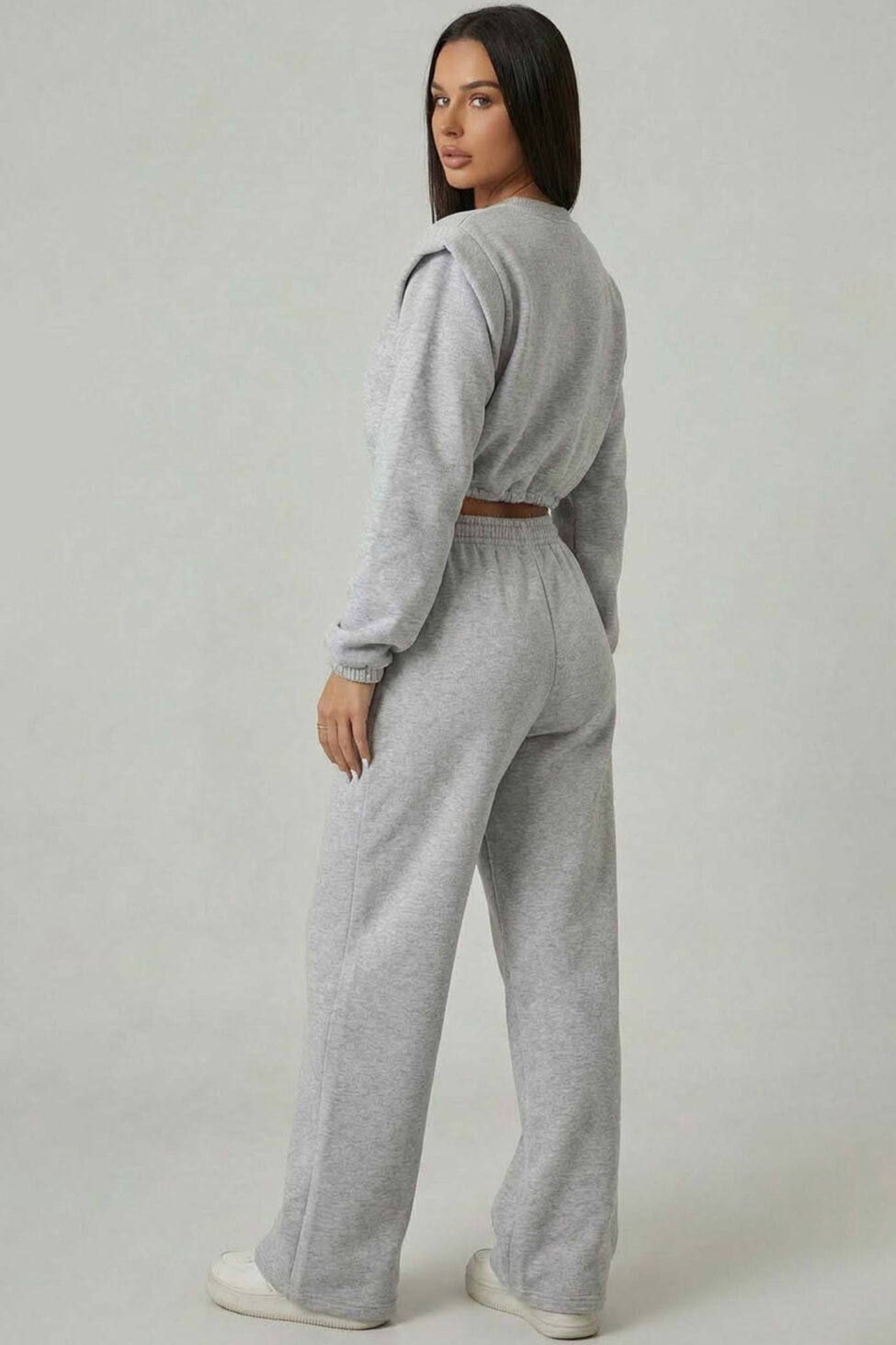 Cheesy σετ φούτερ παντελόνι γκρι - Image 2