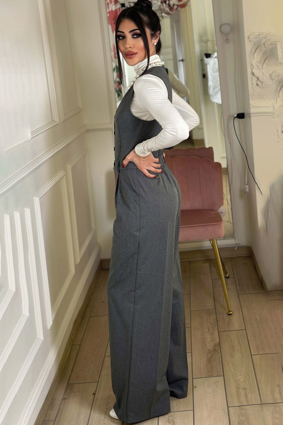 Dara ολόσωμη φόρμα γκρι - Image 2
