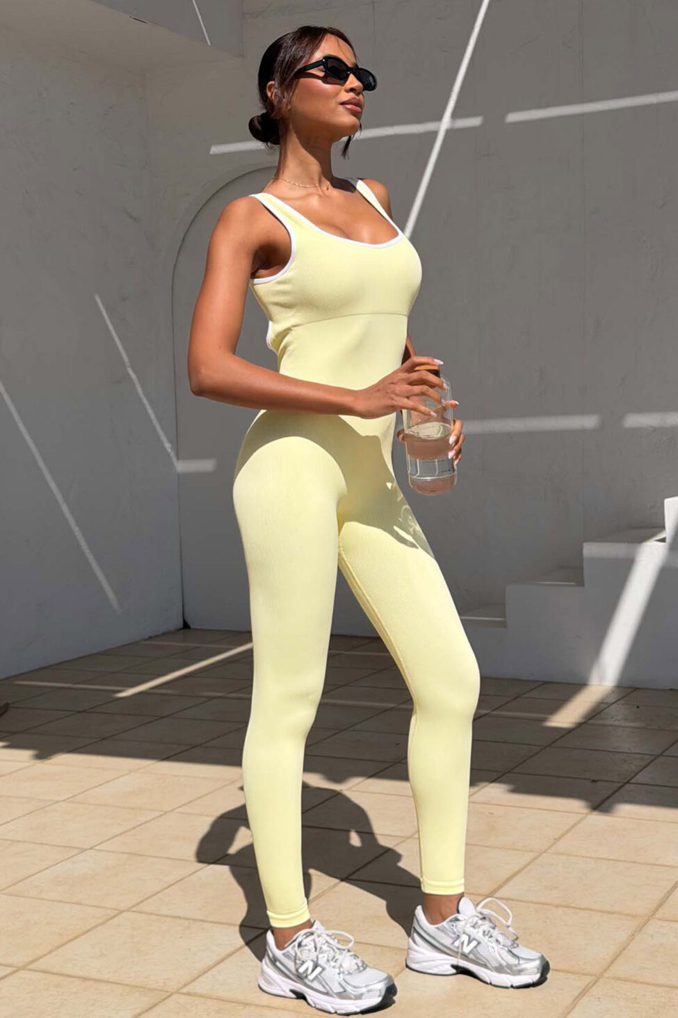Inela ολόσωμη φόρμα κίτρινο - Image 3
