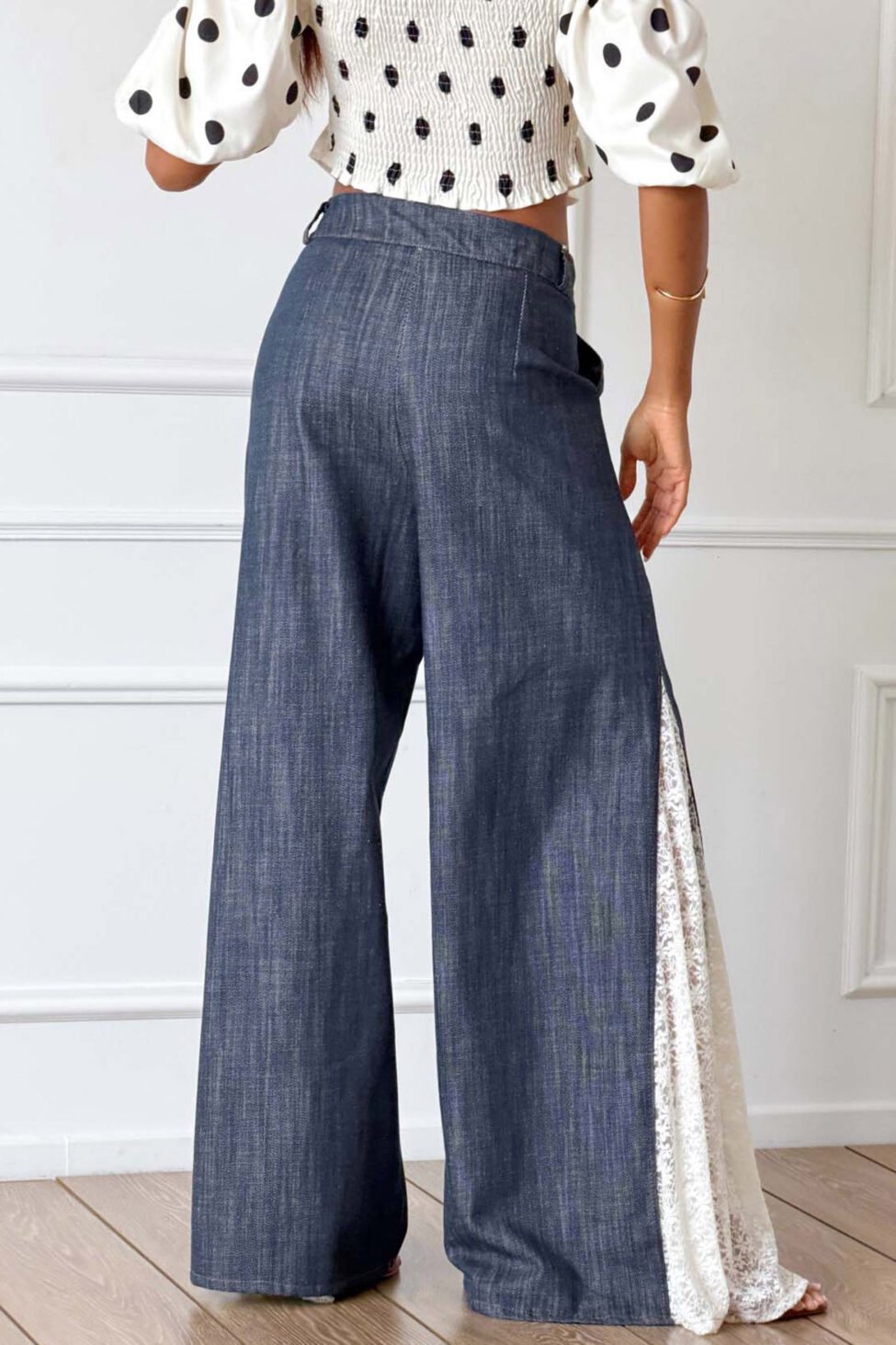 Iselle παντελόνα τύπου τζιν μπλε - Image 5