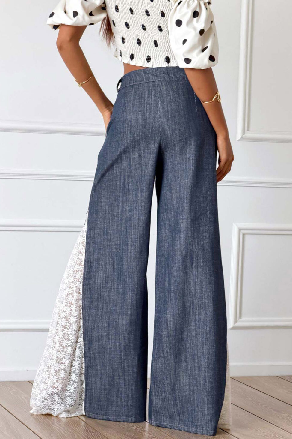 Iselle παντελόνα τύπου τζιν μπλε - Image 6