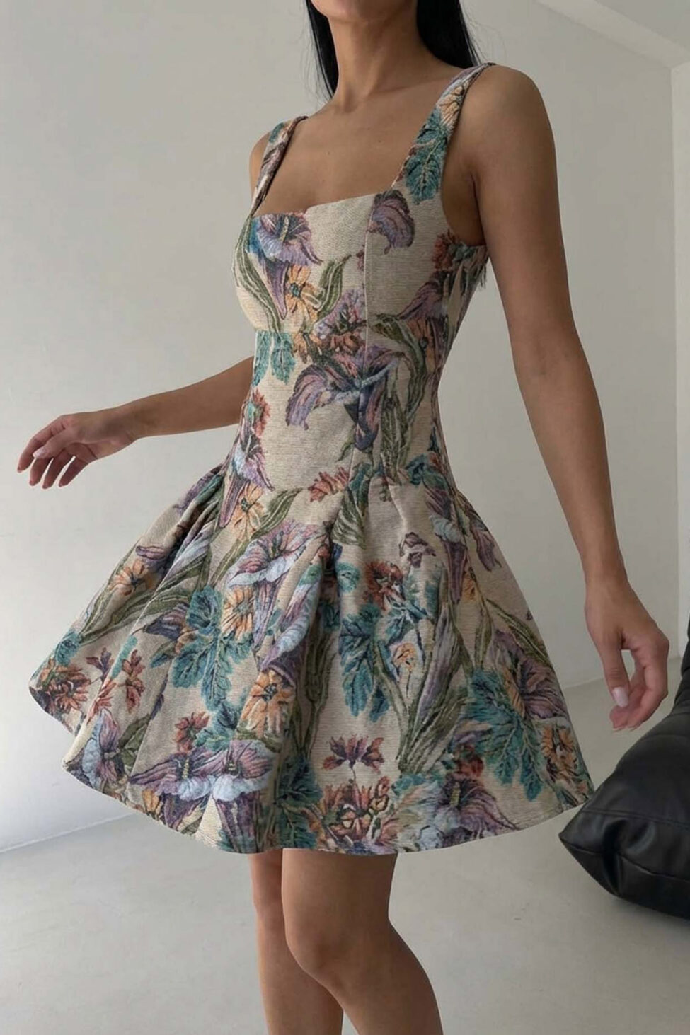 Jelda μίνι φόρεμα φλοράλ μωβ - Image 2