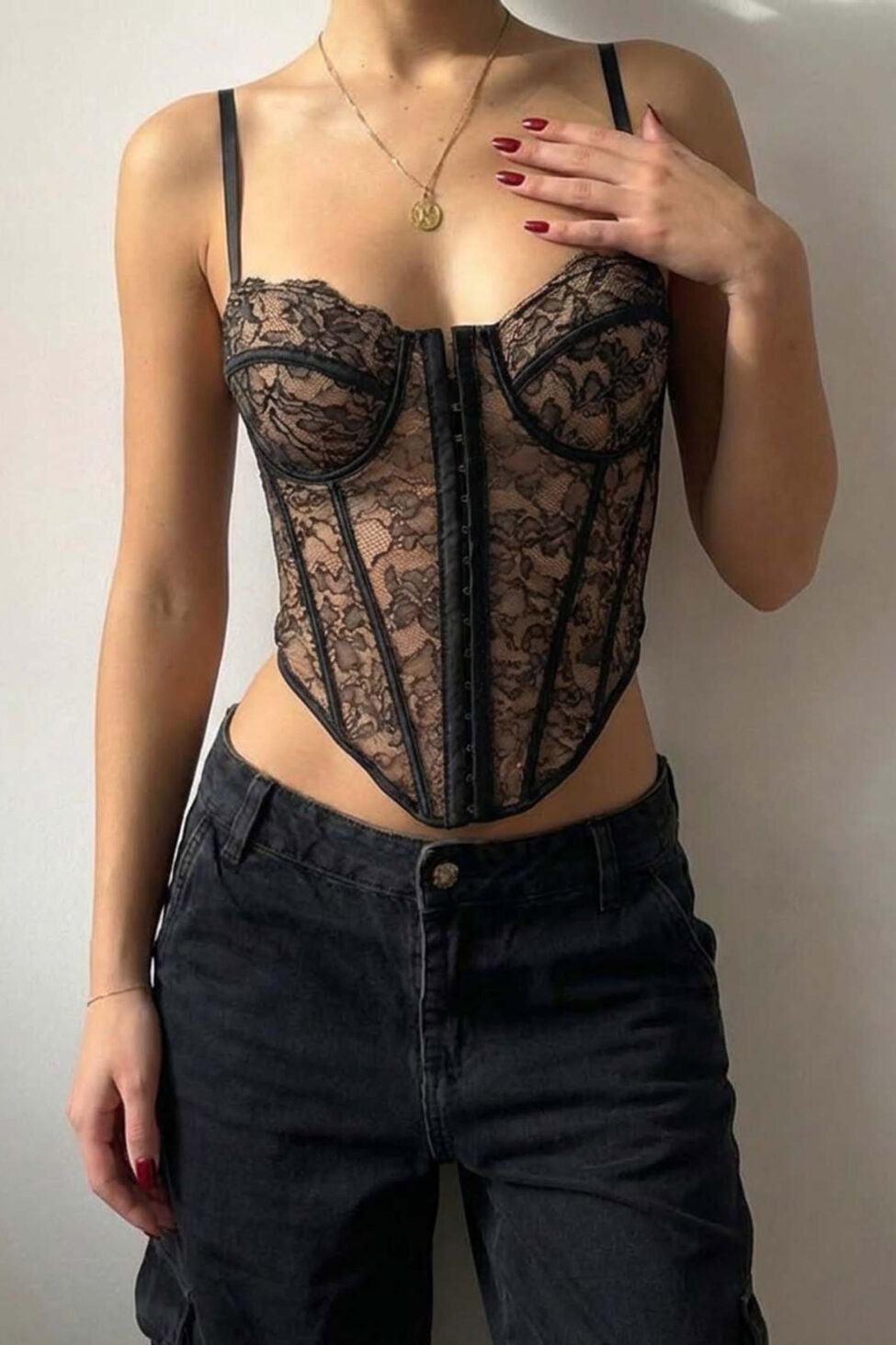 Kedda κορσές μπεζ - Image 2