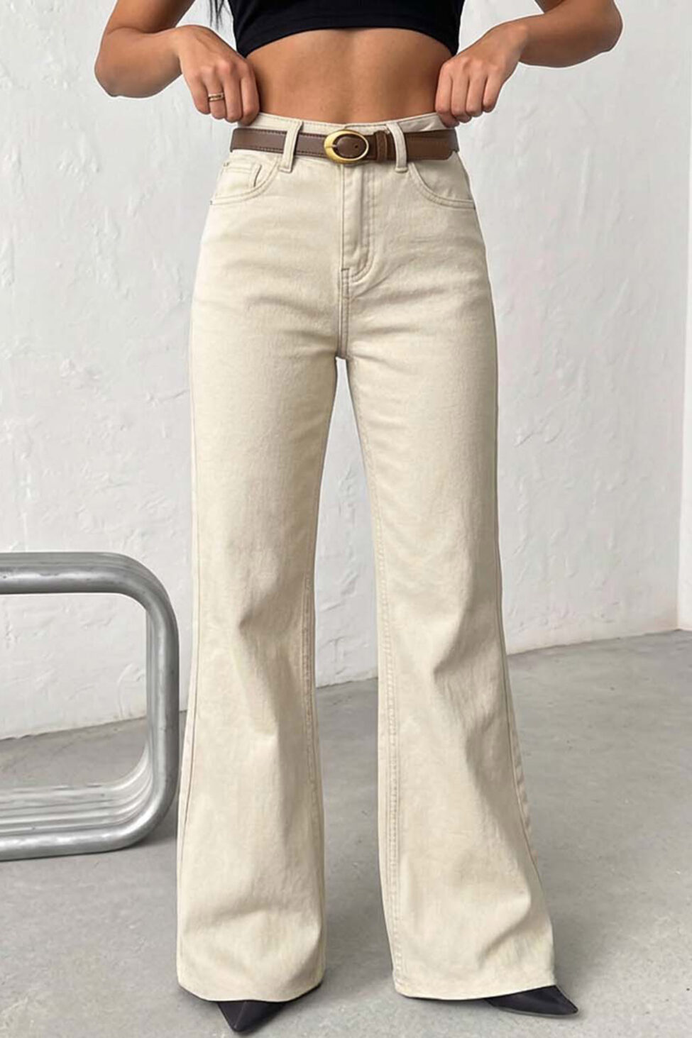 Kimmel τζιν παντελόνι εκρού - Image 2