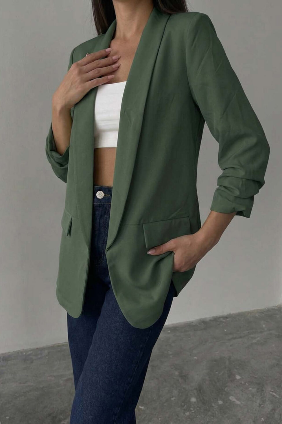 Leni σακάκι χακί - Image 2