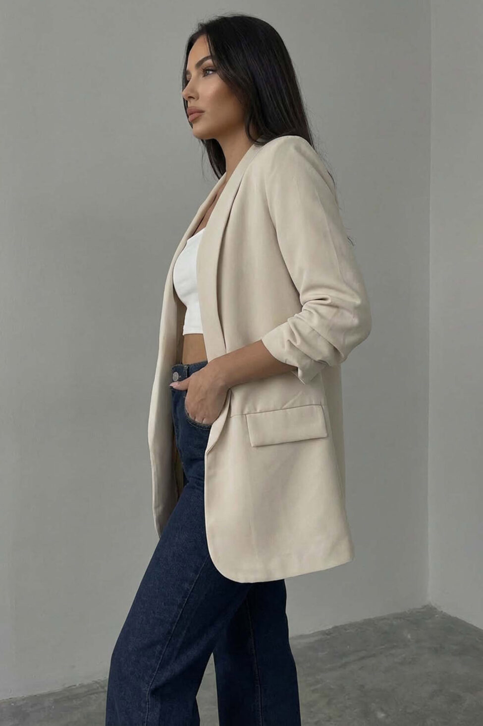 Leni σακάκι εκρού - Image 2